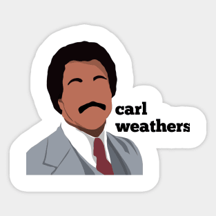 carl weathers Sticker